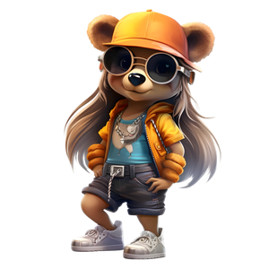 Teddy girl covering wearing sunglasses