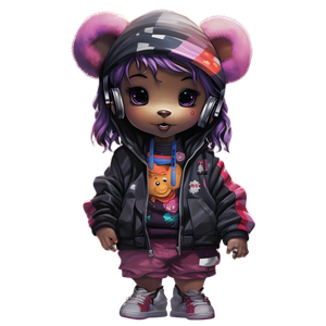 Teddy girl graffiti artist