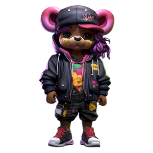 Teddy girl graffiti artist cool 1
