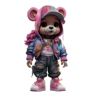 Teddy girl graffiti artist cool 2