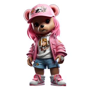 Teddy girl graffiti artist cool 4