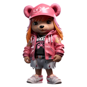 Teddy girl graffiti artist cool 5