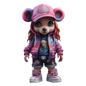 Teddy girl graffiti artist cool 7