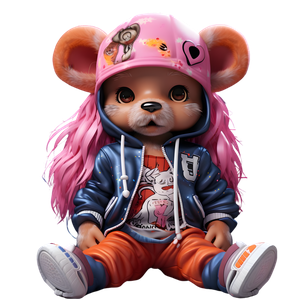 Teddy girl graffiti artist cool 11